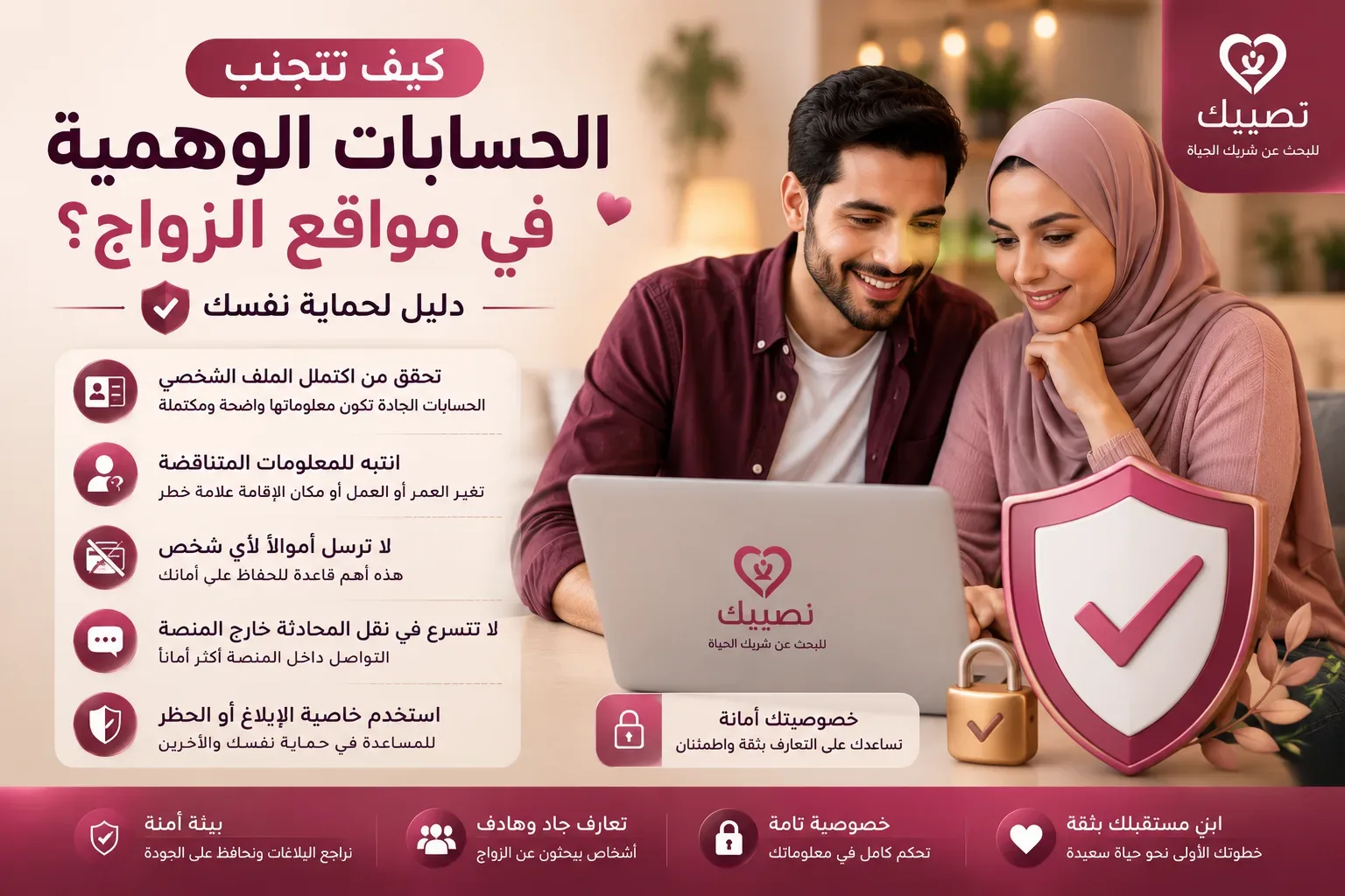 كيف تتجنب الحسابات الوهمية في مواقع الزواج؟ دليل لحماية نفسك